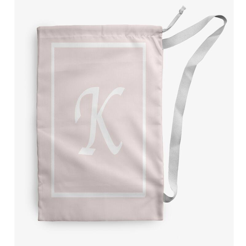 Classic Monogram Laundry Bag - 18" x 29" - Cream/White