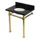 Option Black Granite / Brushed Brass
