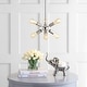 preview thumbnail 13 of 12, Bailey 17.5" Sputnik Metal LED Chandelier, Nickel by JONATHAN Y