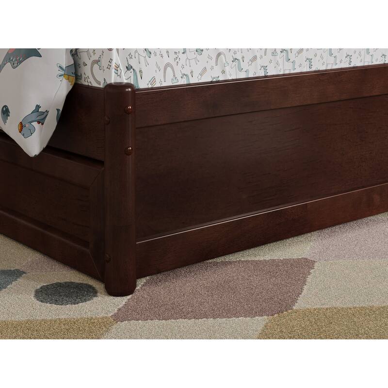 Andorra Platform Bed with Panel Footboard and Storage Drawers