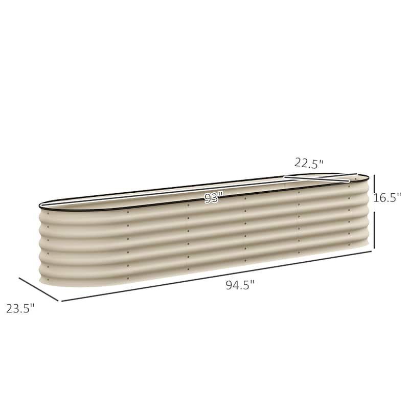 Galvanized Raised Garden Bed Kit
