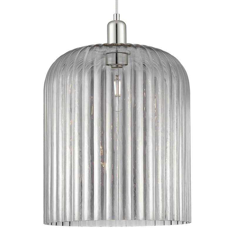 Innovations Lighting 716-1P-G559-12SM Bridal Veil 12" Wide Cord Hung - Polished Nickel