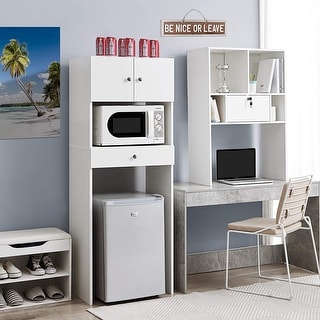 Wooden Shelf Supreme - Mini Fridge Organizer - Bed Bath & Beyond