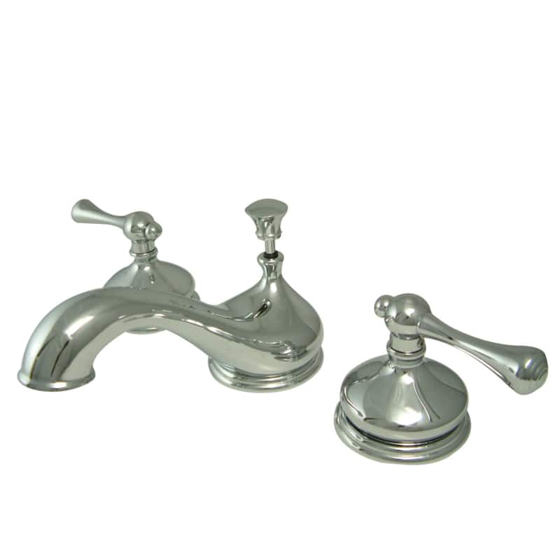 Kingston Brass Vintage Widespread Bathroom Faucet with Pop-Up Drain - Polished Chrome