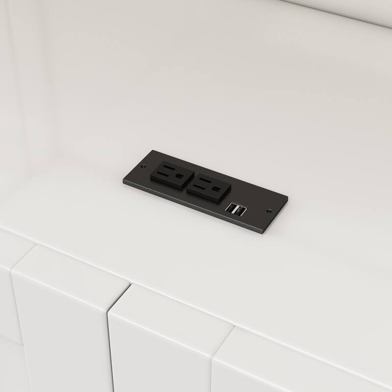 Dual Piston System Murphy Bed Foldable Bed with Side Cabinet