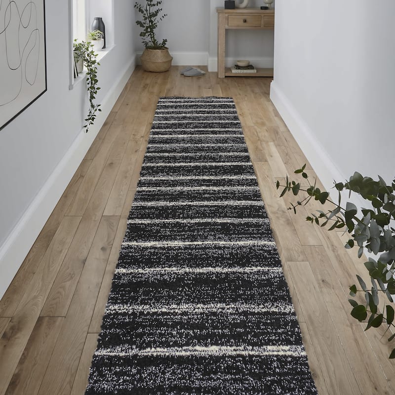 JONATHAN Y Alia Minimalist Stripe Area Rug