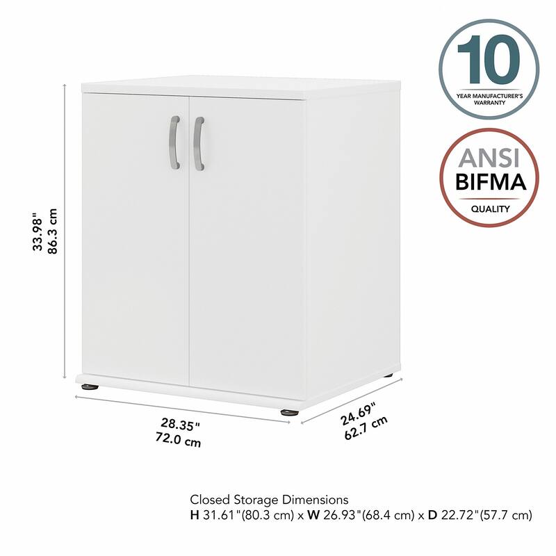 Universal Garage Storage Cabinet with Doors by Bush Business Furniture