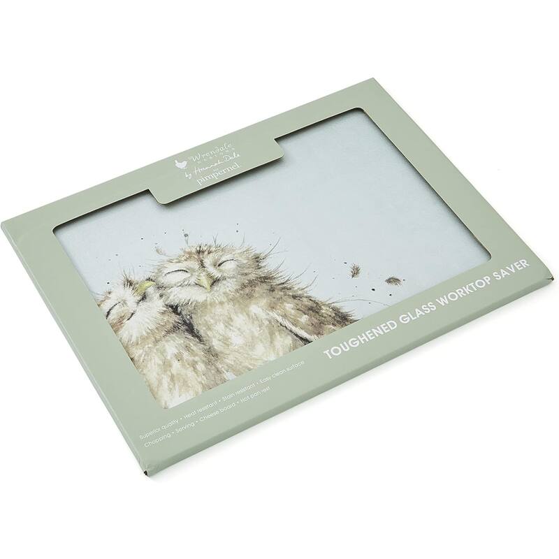 Pimpernel Wrendale Designs Glass Worktop Saver - 15.7" x 11.8"