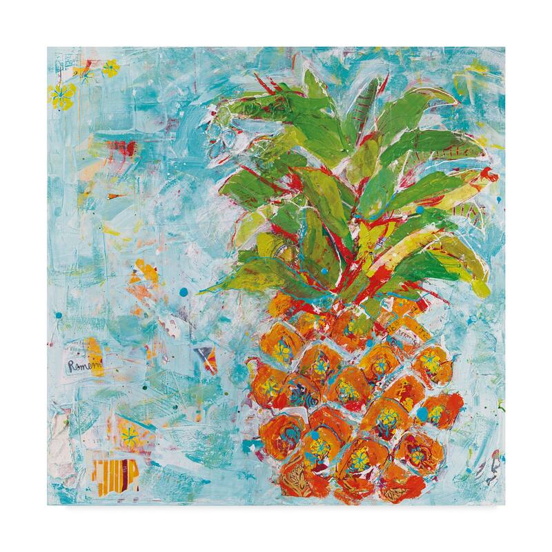 Kellie Day 'Pineapple Bright' Canvas Art