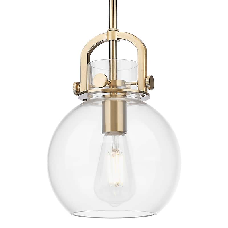 Innovations Lighting 410-1SS-G410-8CL Newton Sphere 8" Wide Mini - Champagne Bronze