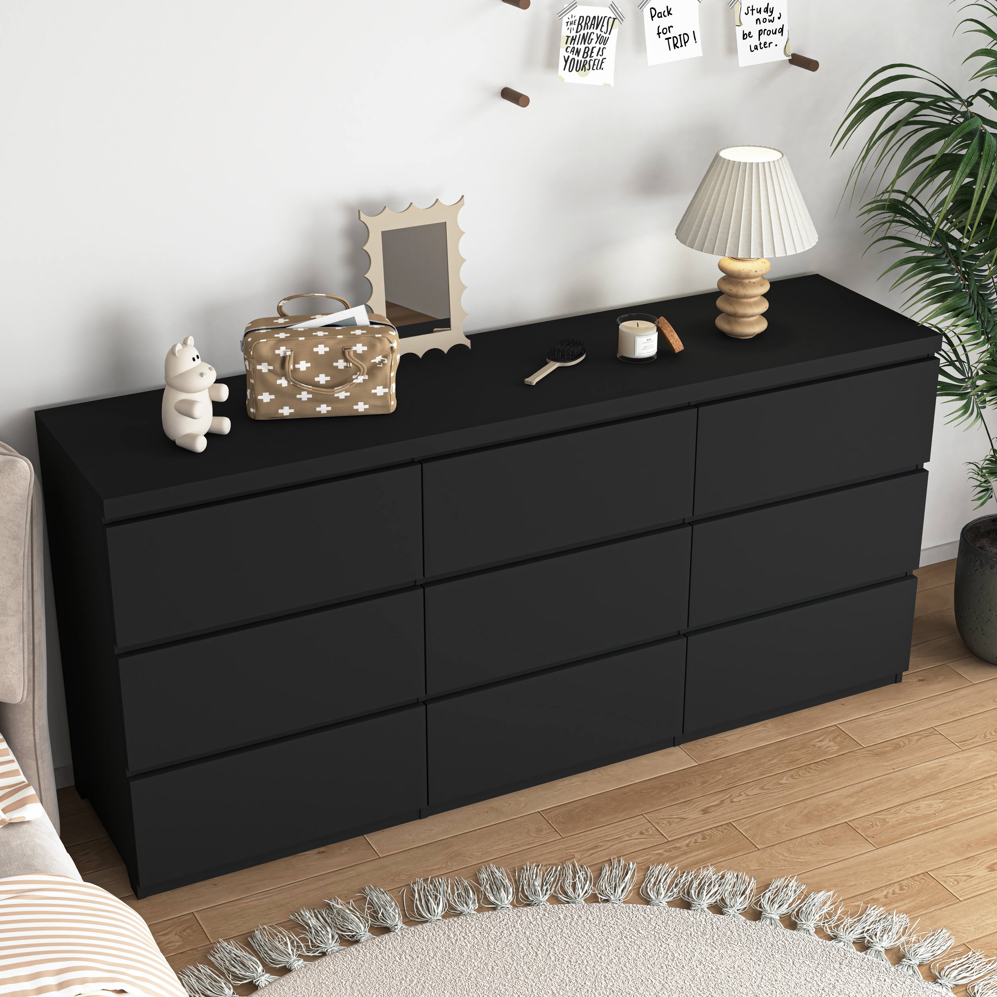 black matte dresser Millie 6 Drawer Dresser, Drifted by Four Hands High Fashion Home See a full list of modified products and data changes in the STURDY Act file in the Downloads section below. Ashwin Aesthetic Powder-coated Steel Dresser