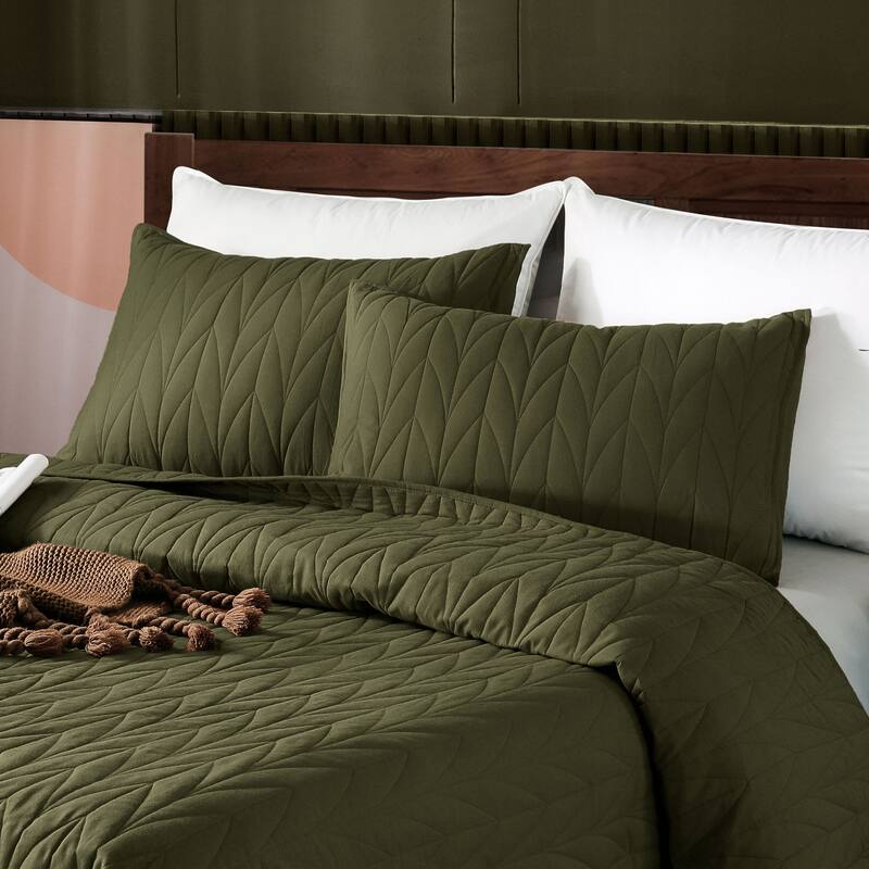 Wonderful Cotton Quilt Set 3 Piece Reversible