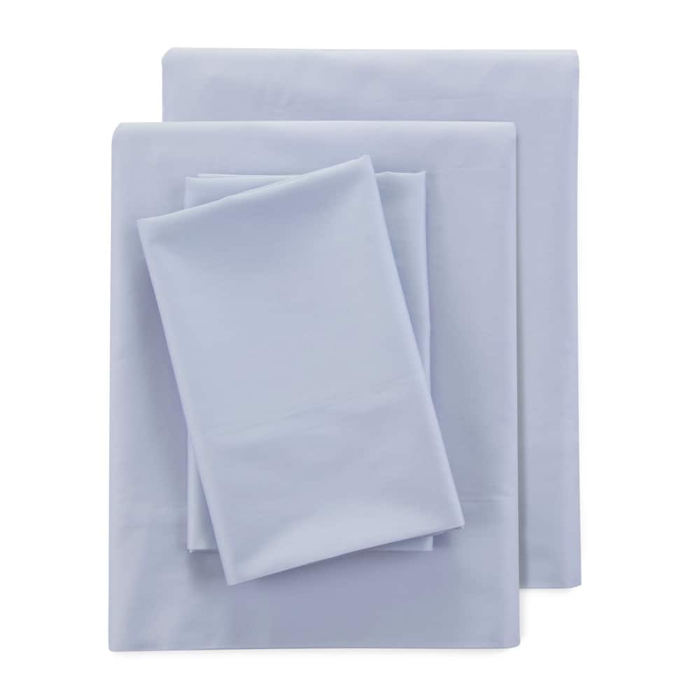 Clean Design Home 400 Thread Count Blue Sheet Set