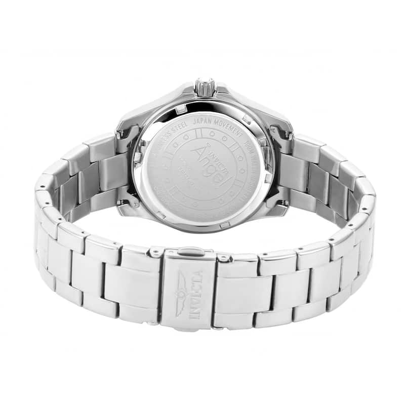 Invicta Men's 21383 Angel Quartz 3 Hand Silver Dial Watch