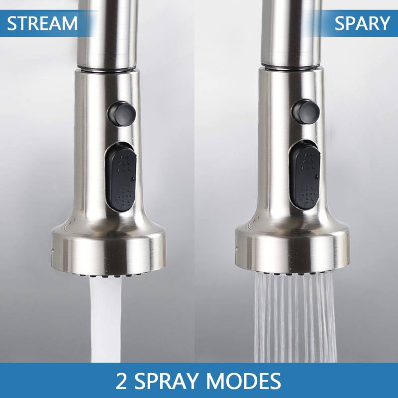 Stainless Steel Pull Down Kitchen Faucet with Sprayer