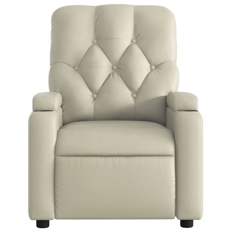 vidaXL Massage Recliner Chair Reclining Armchair for Elderly Faux Leather