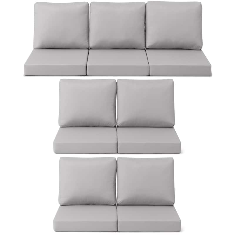 24" x 24" Outdoor Deep Seat Chair Cushion Set