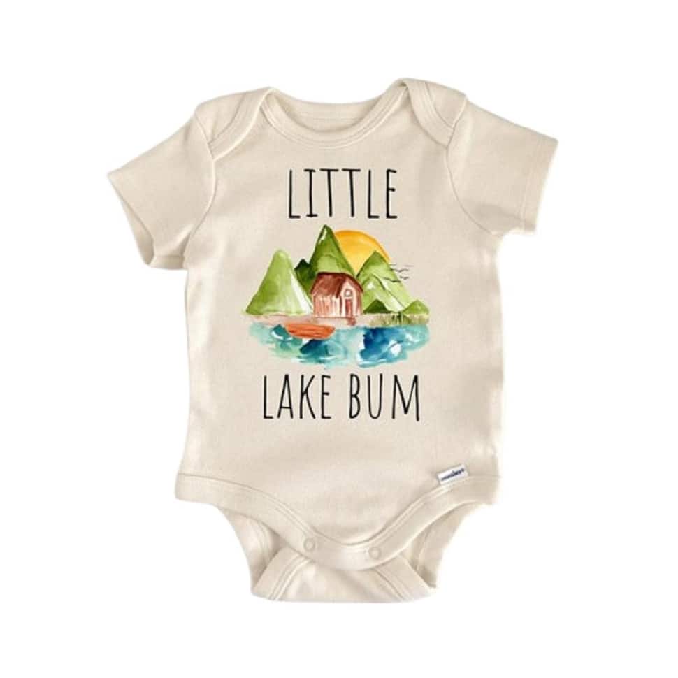 Lake Life Crew Cabin - Baby Boy Girl Clothes Infant Bodysuit Funny Cute Newborn