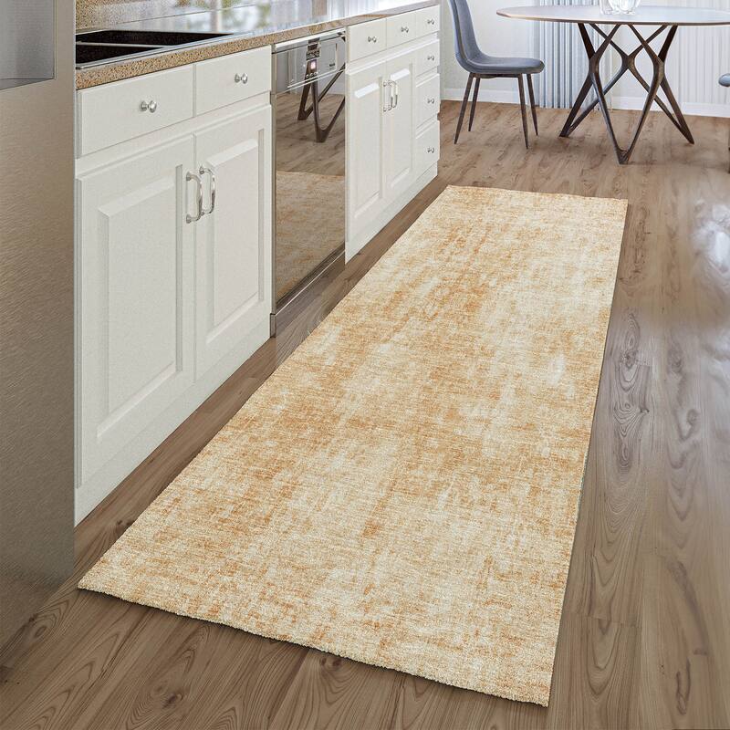 Premium Washable Super Soft Solid Ombre Mayfield Rug - Terracotta - 2' 3" x 7' 6" - Runner