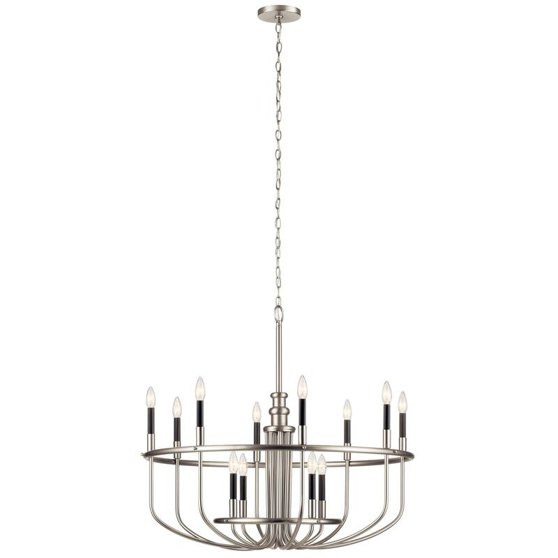 Kichler Lighting Capitol Hill 12-Light Chandelier Brushed Nickel