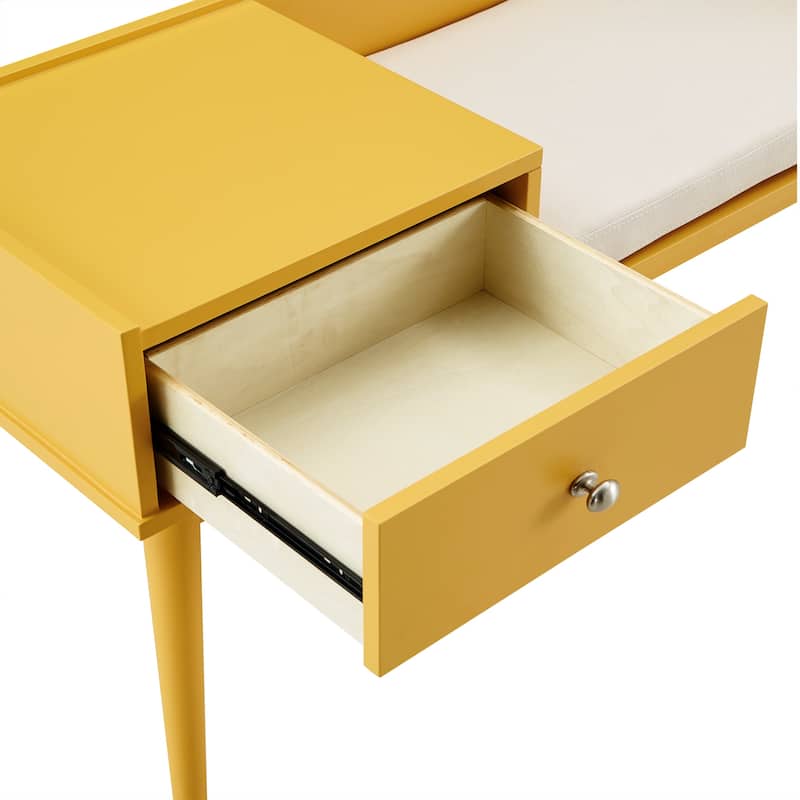 Niklas 1-drawer Cushioned Entryway Bench iNSPIRE Q Modern
