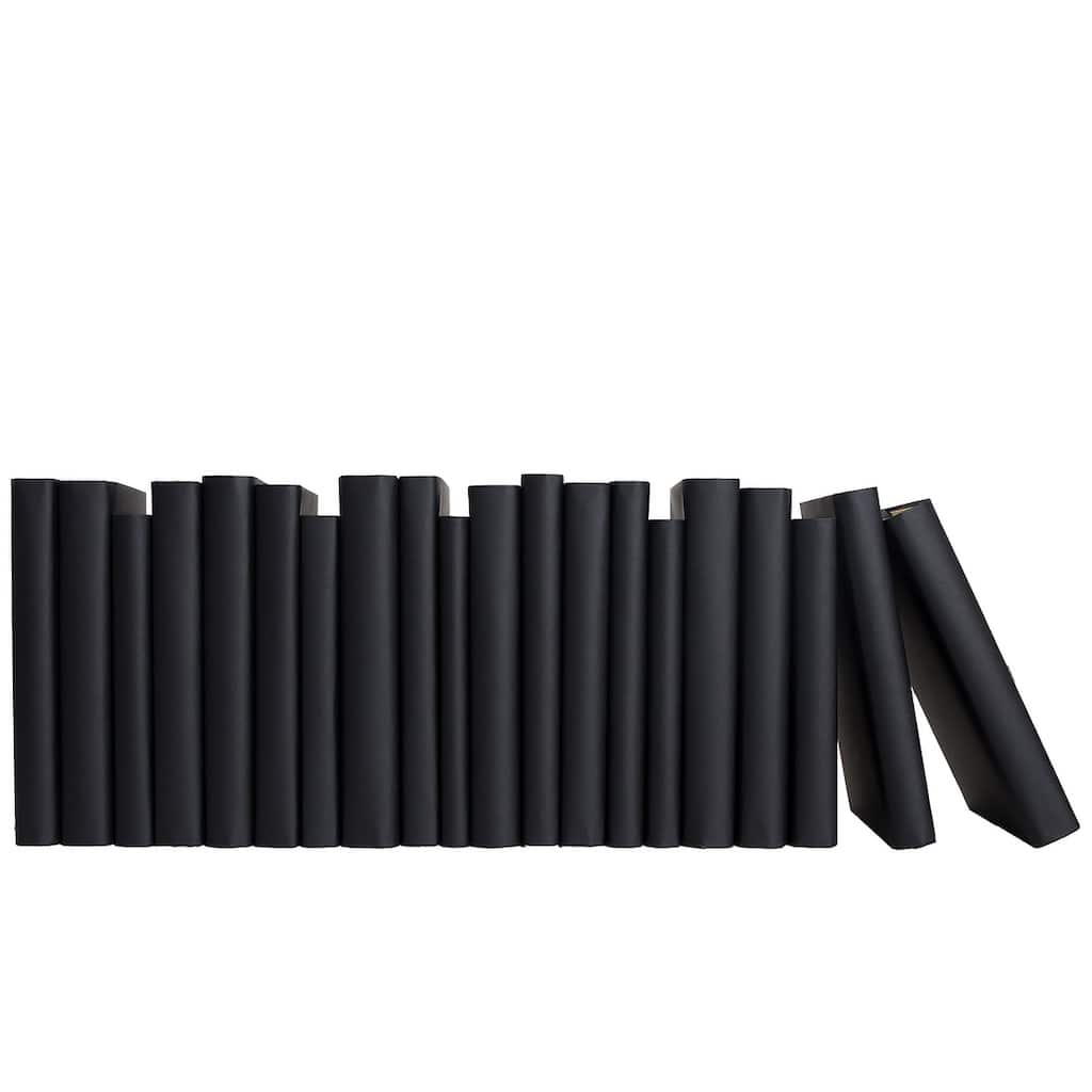 Books Black Decorative Accessories: Onyx Wrapped Color By The Foot