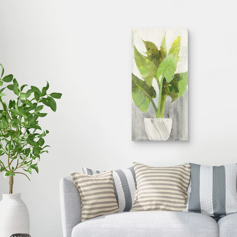 Tropical Planter I Canvas Art Print