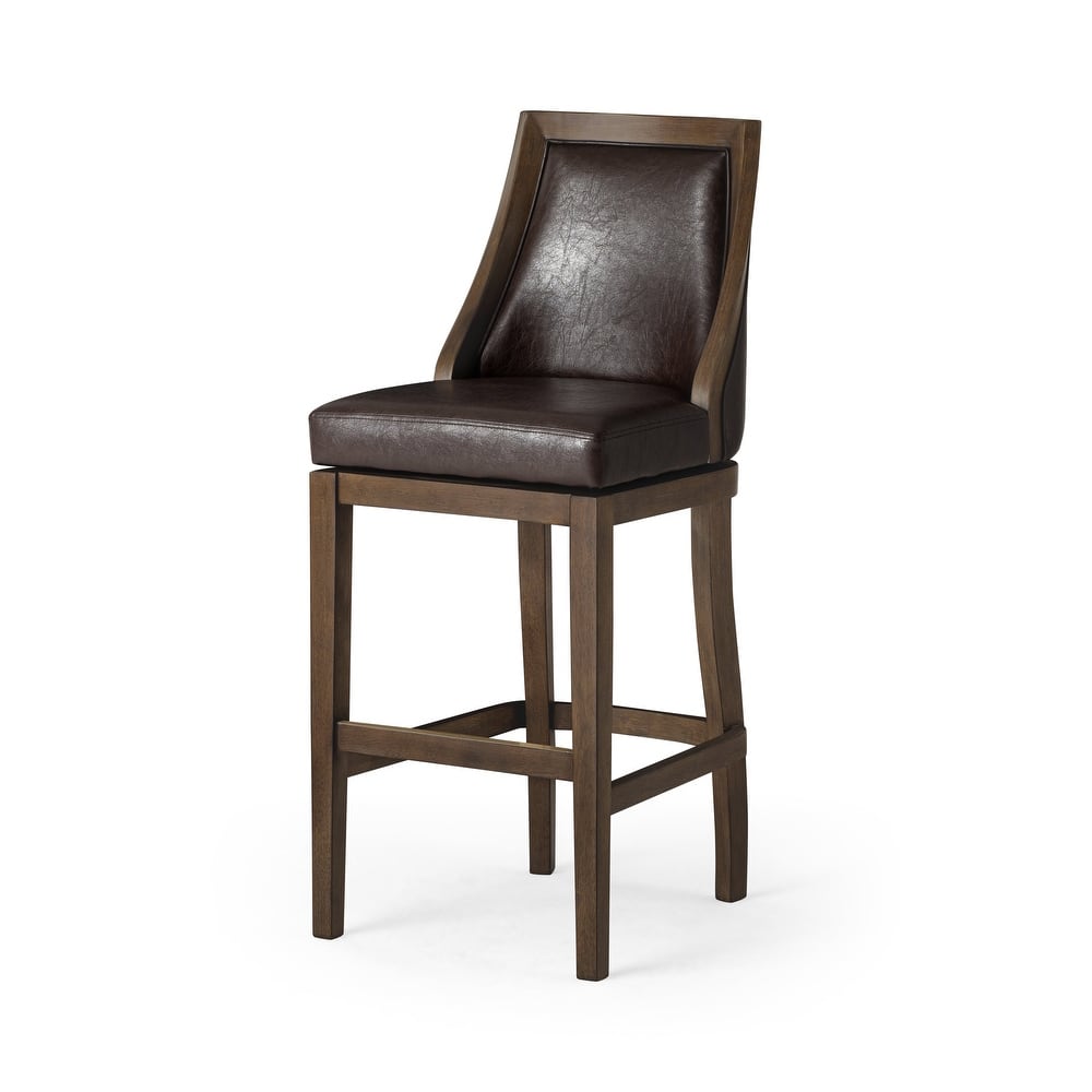 Maven Lane Vienna Swivel Kitchen Stool
