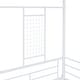 preview thumbnail 12 of 38, Metal Full Size House Bed with Trundle and Built-in Shelf