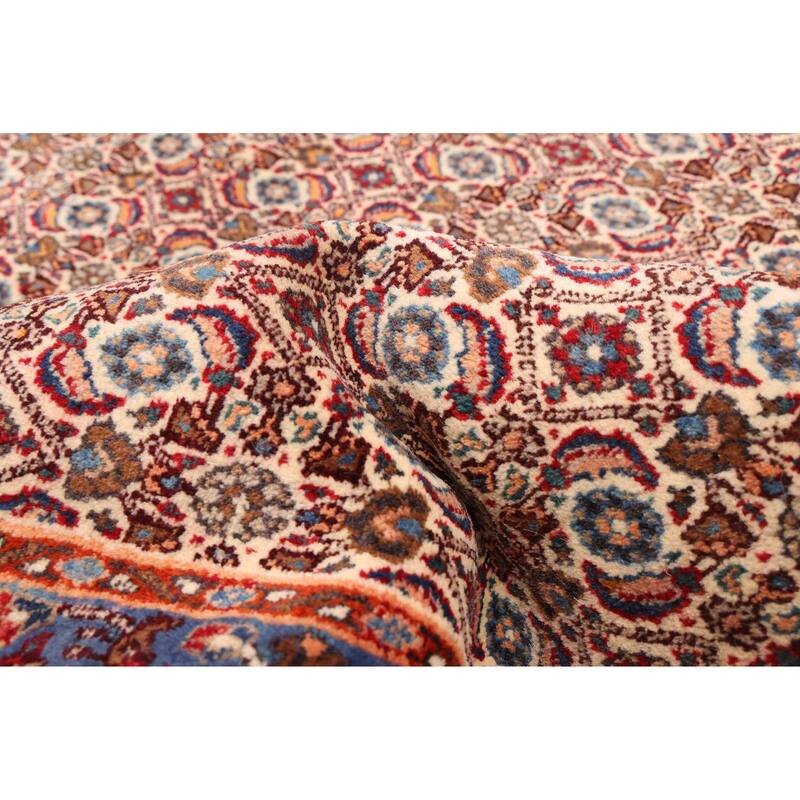 ECARPETGALLERY Hand-knotted Kayseri Cream Wool Rug - 3'5 x 10'2