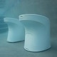 preview thumbnail 4 of 10, Ledge Lounger In Pool Barstools, Outdoor Patio, 22" Height - Set of 2