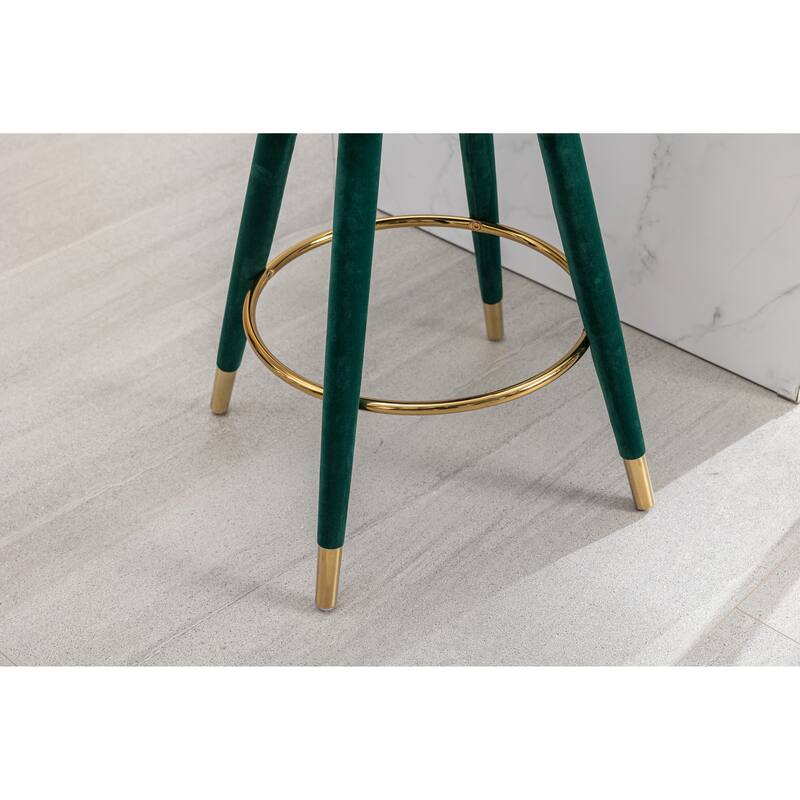 COOLMORE Counter Height Bar Stools Set of 2