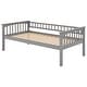 preview thumbnail 12 of 11, Convertible Twin over Twin Wood Loft Kids Bed with Drawers,Guardrail