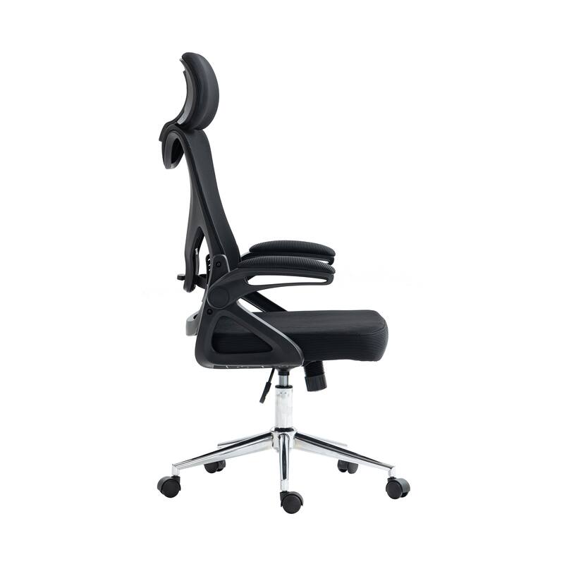 Techni Mobili Ergonomic Office Chair with Adjustable Headrest and Lumbar Support