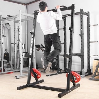 Adjustable Half-frame Power Cage Multifunctional Squat Rack ...