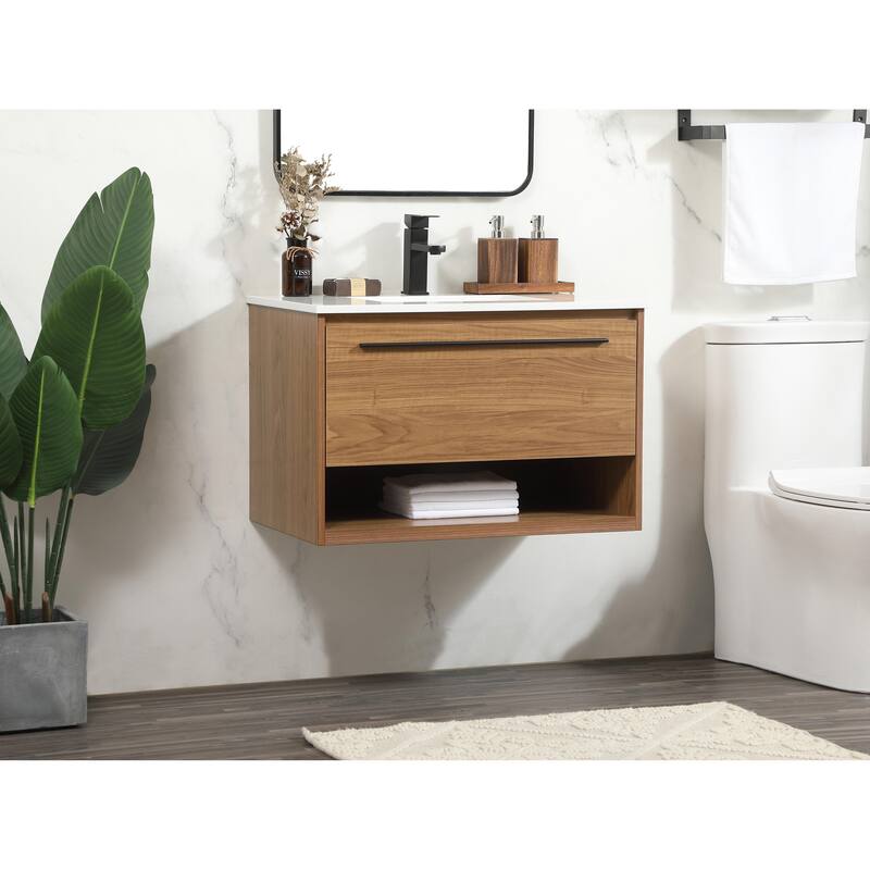 Brush 24 - 30 Inch Single Bathroom Vanity