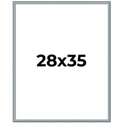 28x35 Frame Rustic Sky Blue Solid Wood Picture Frame | 0.75 Inch
