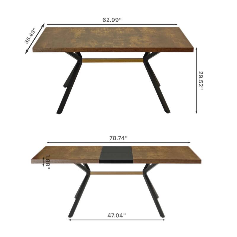 Rectangular Stretch Dining Table