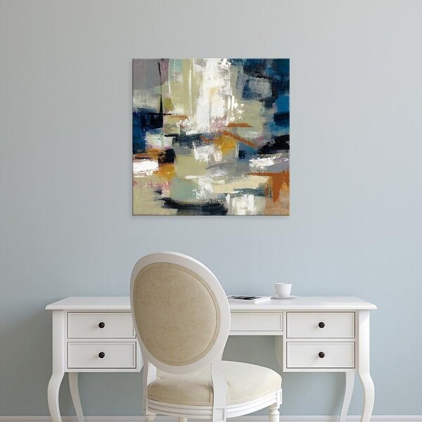 Easy Art Prints Silvia Vassileva's 'Full Moon II with White' Premium Canvas Art