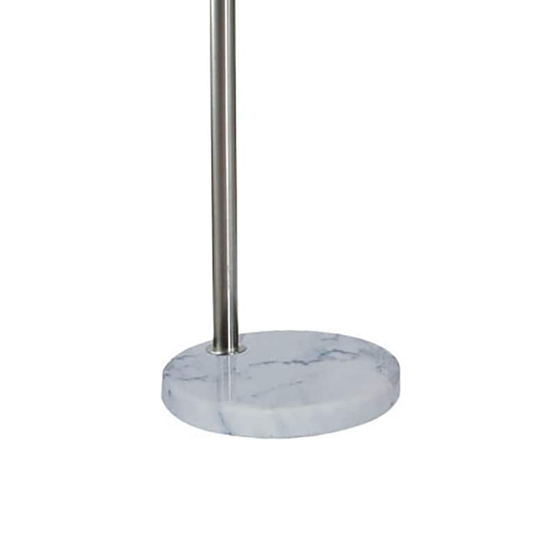 Dana Contemporary Chrome Metal Extendable Neck Arch Lamp by Furniture of America