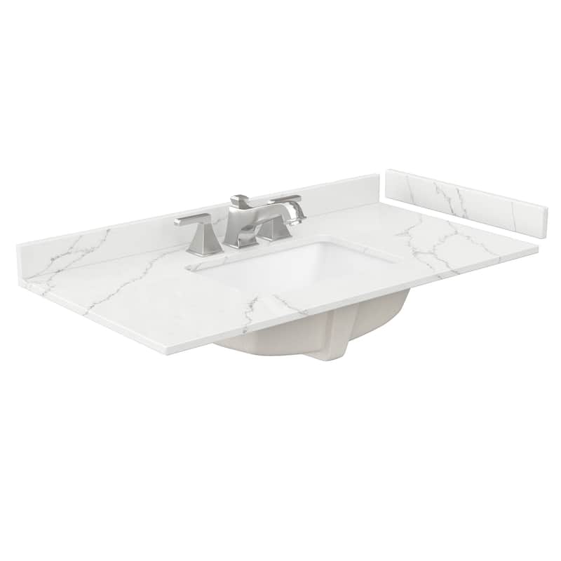 Marlena 42-inch Single Vanity, Quartz Top
