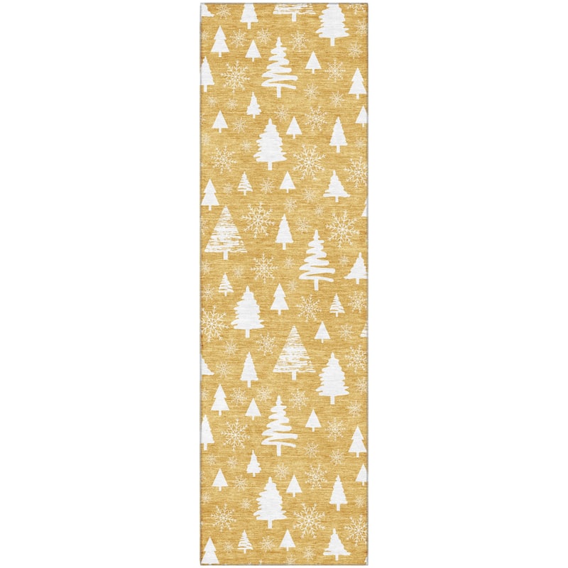 Premium Washable Super Soft Christmas Tree Mayfield Rug