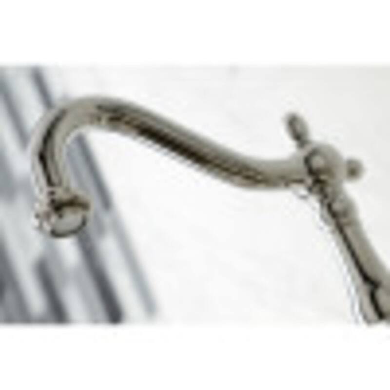 Kingston Brass Heritage 1.8 GPM Wall Mounted Bridge Kitchen Faucet -
