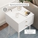 preview thumbnail 73 of 82, Nathan James Harper 2-Drawer Mid-Century Side Table