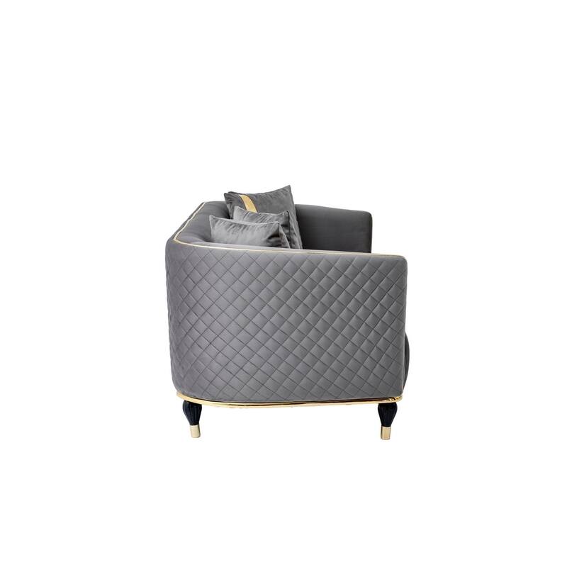 Tayland 3 Pieces Modern Living Room Sets 1 Sofa 1 Loveseat 1 Chair