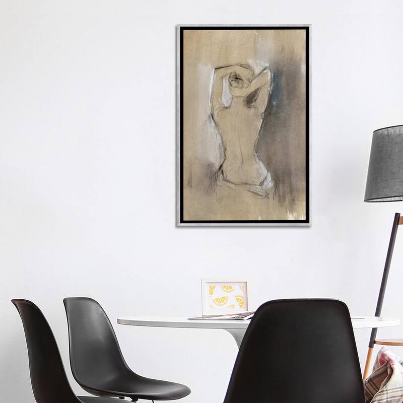iCanvas "Contemporary Draped Figure I" by Ethan Harper Framed