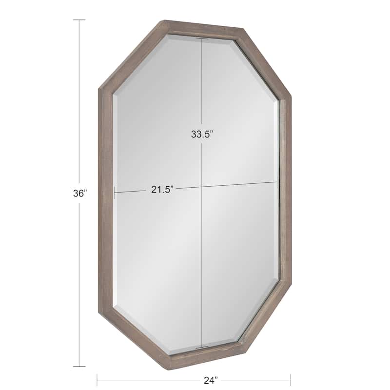 Kate and Laurel Hogan Framed Octagon Wall Mirror
