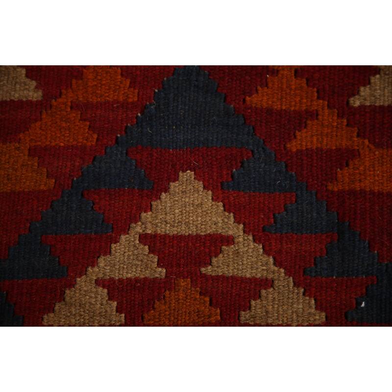 Kilim Oriental Area Rug Hand-woven Wool Carpet - 3'3" x 5'0"