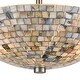 preview thumbnail 5 of 3, Elk Home Capri 16 " Wide 3-Light Semi Flush Mount Light Fixture - Satin Nickel, 10551/3
