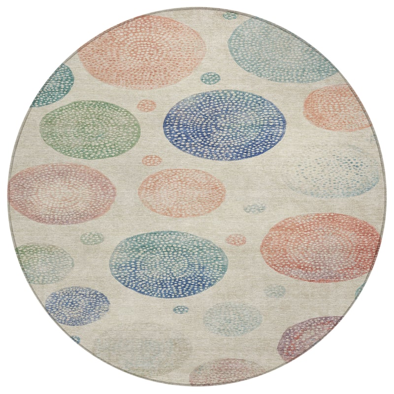 HomeRoots Geometric Transitional Rectangle Outdoor Rug